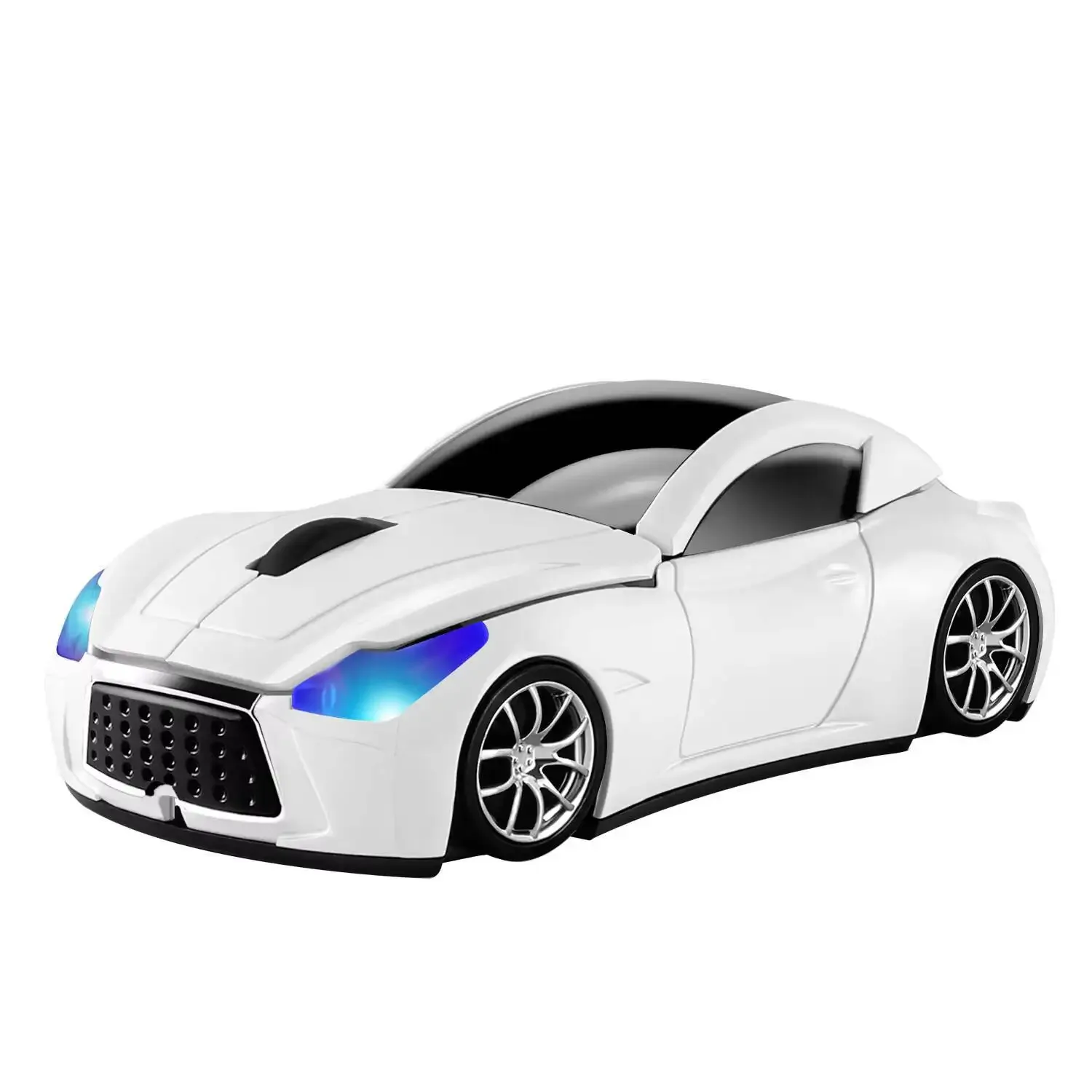 Souris optique sans fil en forme de voiture, ergonomique et silencieuse slide 14