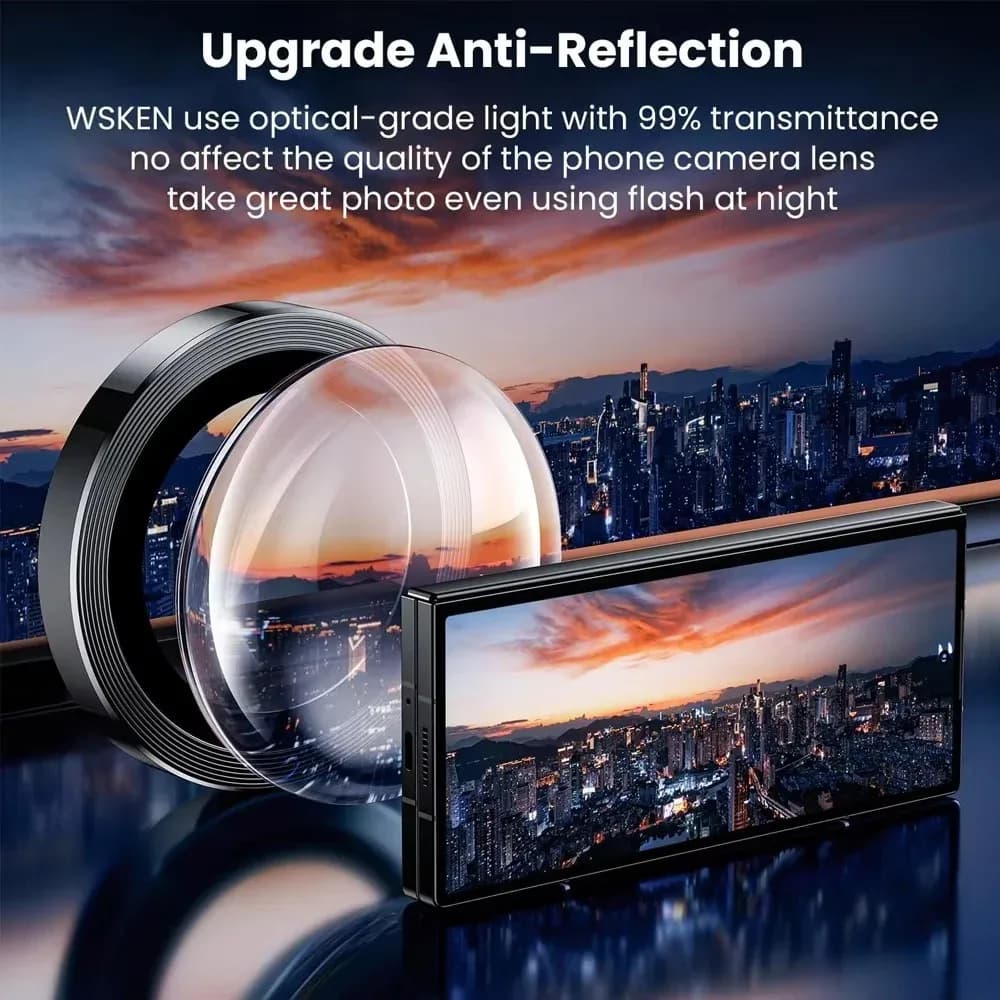 Protection d'objectif en verre trempé et métal pour Samsung Galaxy A56 / A36 / A26 / A17 slide 6