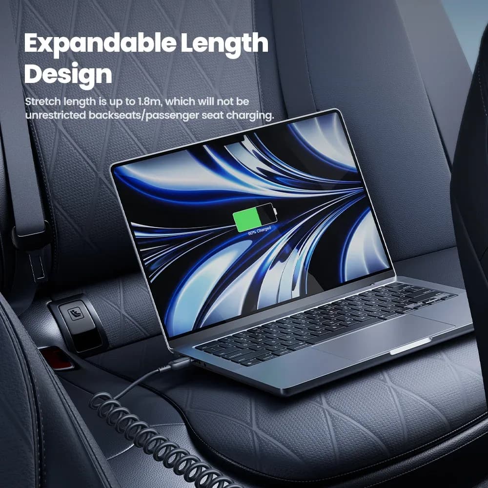 Câble de charge rapide spiralé Toocki 100W 6A USB-C vers Lightning PD 27W pour iPhone 16 - Image 4
