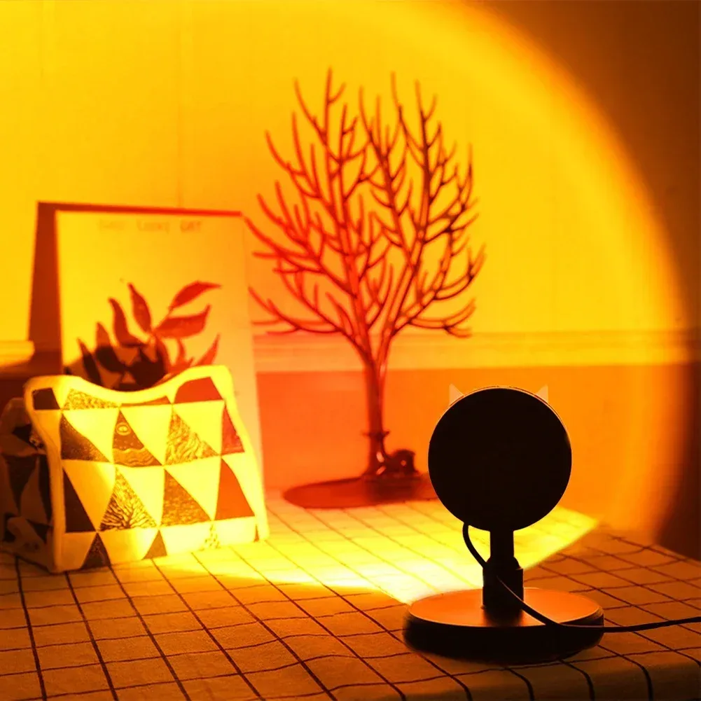 Lampe Projecteur Arc-en-Ciel LED USB