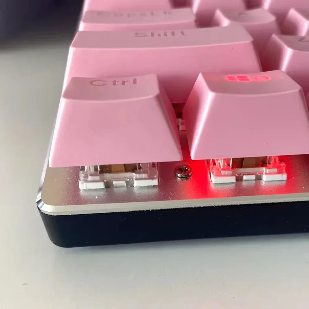 Set de 104 touches de remplacement pour clavier mécanique - PBT & ABS - Profil OEM - Double injection - Image 6