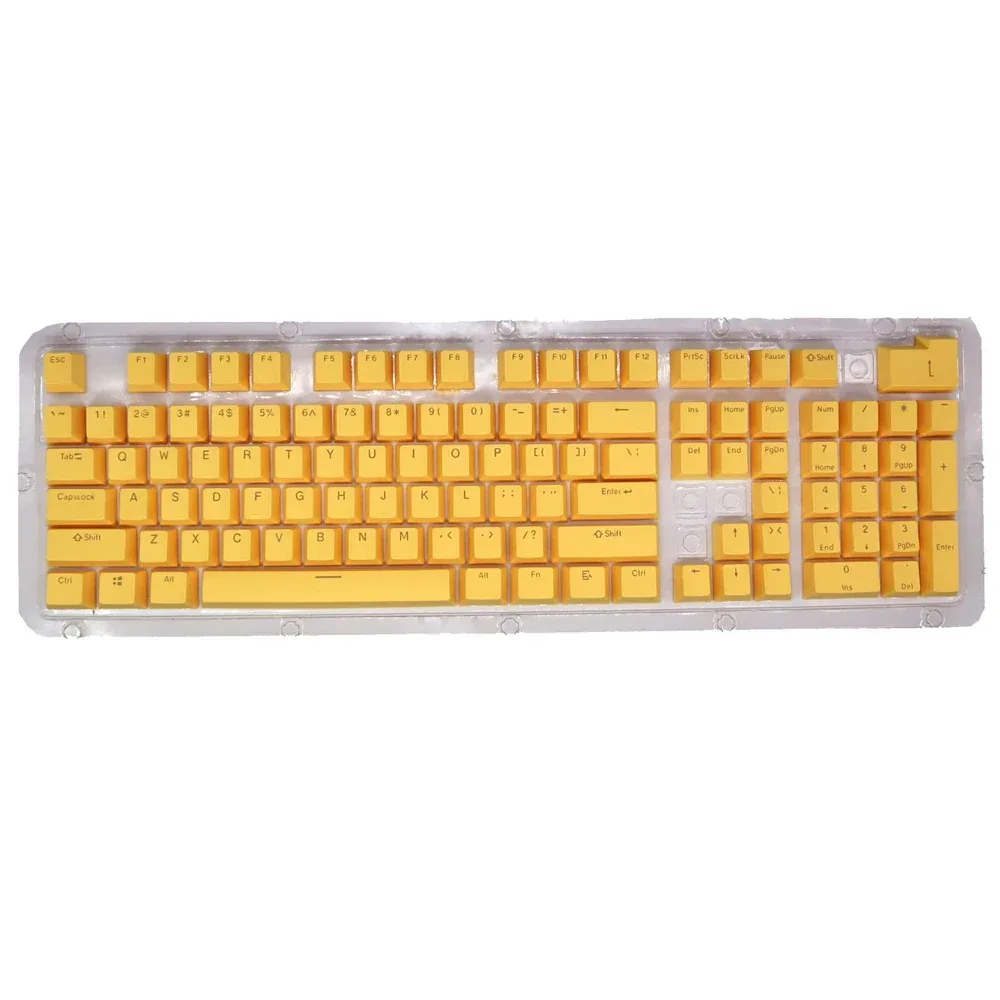 Set de 104 touches de remplacement pour clavier mécanique - PBT & ABS - Profil OEM - Double injection slide 9