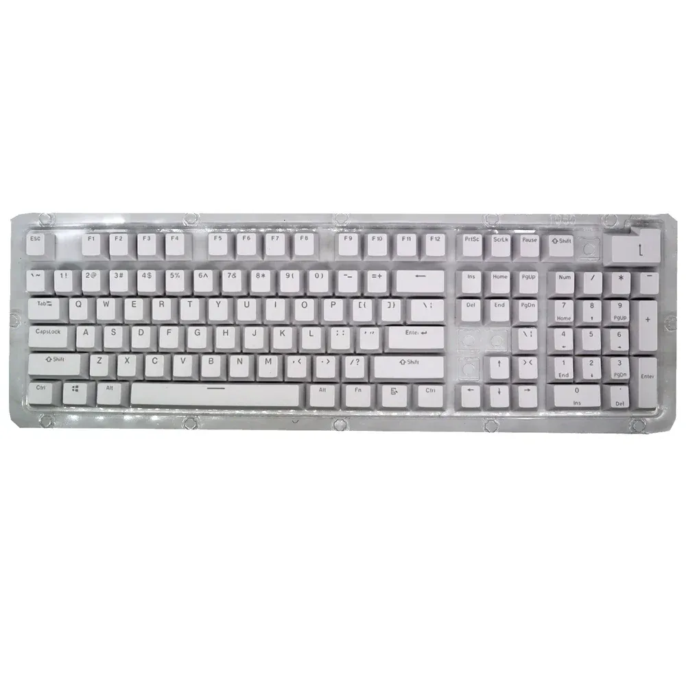Set de 104 touches de remplacement pour clavier mécanique - PBT & ABS - Profil OEM - Double injection slide 7