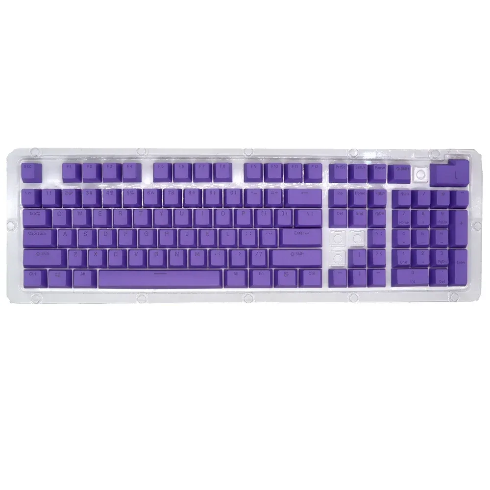 Set de 104 touches de remplacement pour clavier mécanique - PBT & ABS - Profil OEM - Double injection slide 8