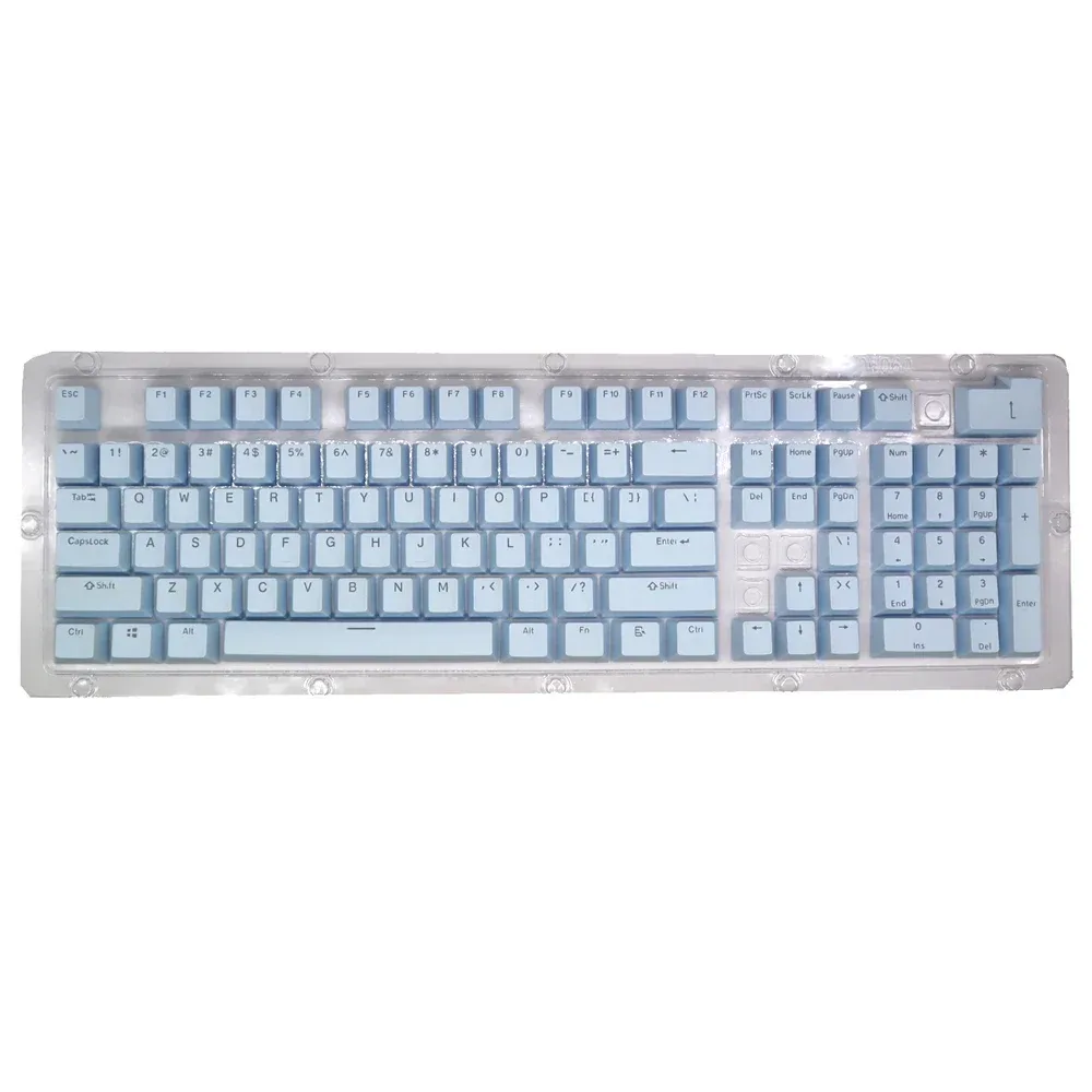 Set de 104 touches de remplacement pour clavier mécanique - PBT & ABS - Profil OEM - Double injection slide 12