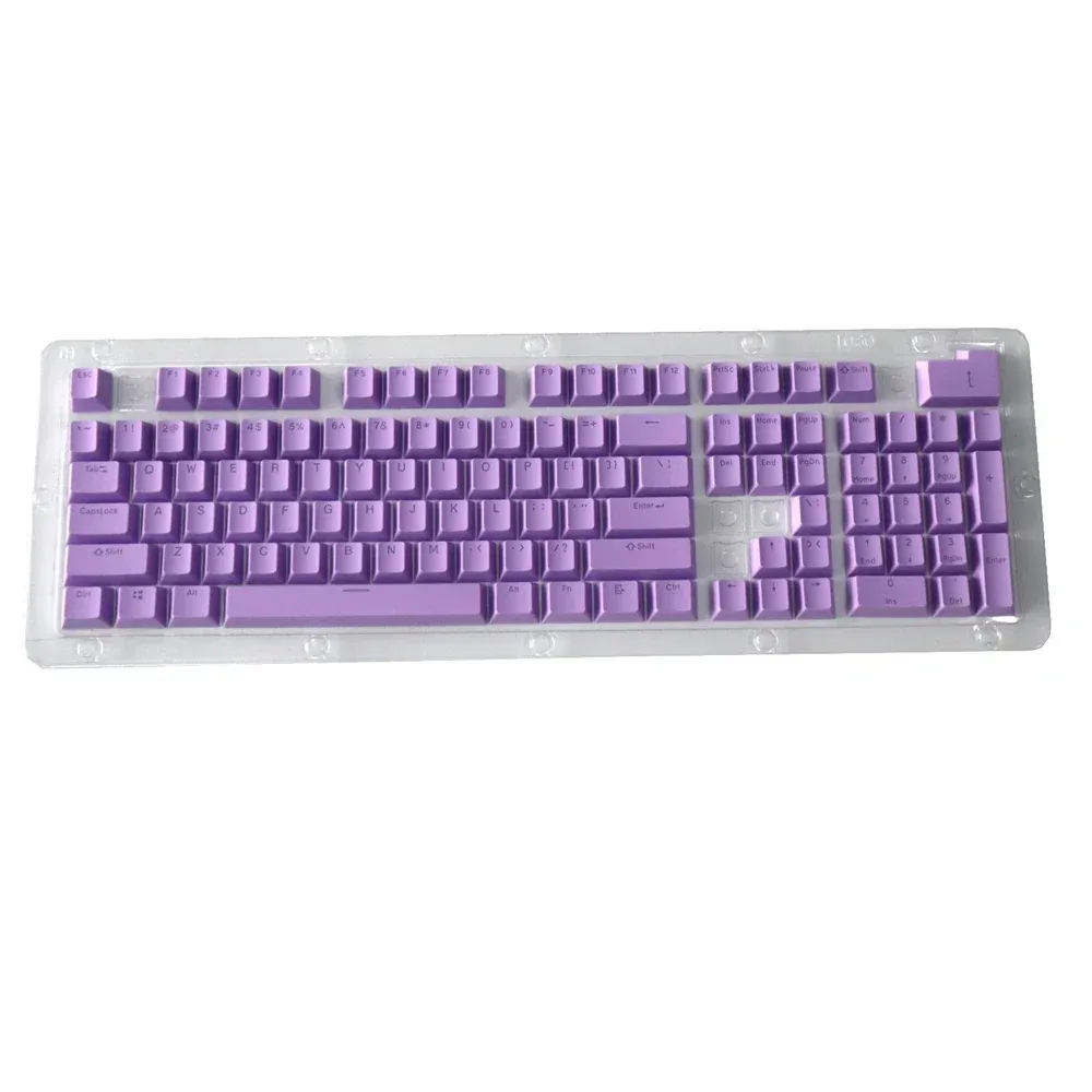 Set de 104 touches de remplacement pour clavier mécanique - PBT & ABS - Profil OEM - Double injection slide 17