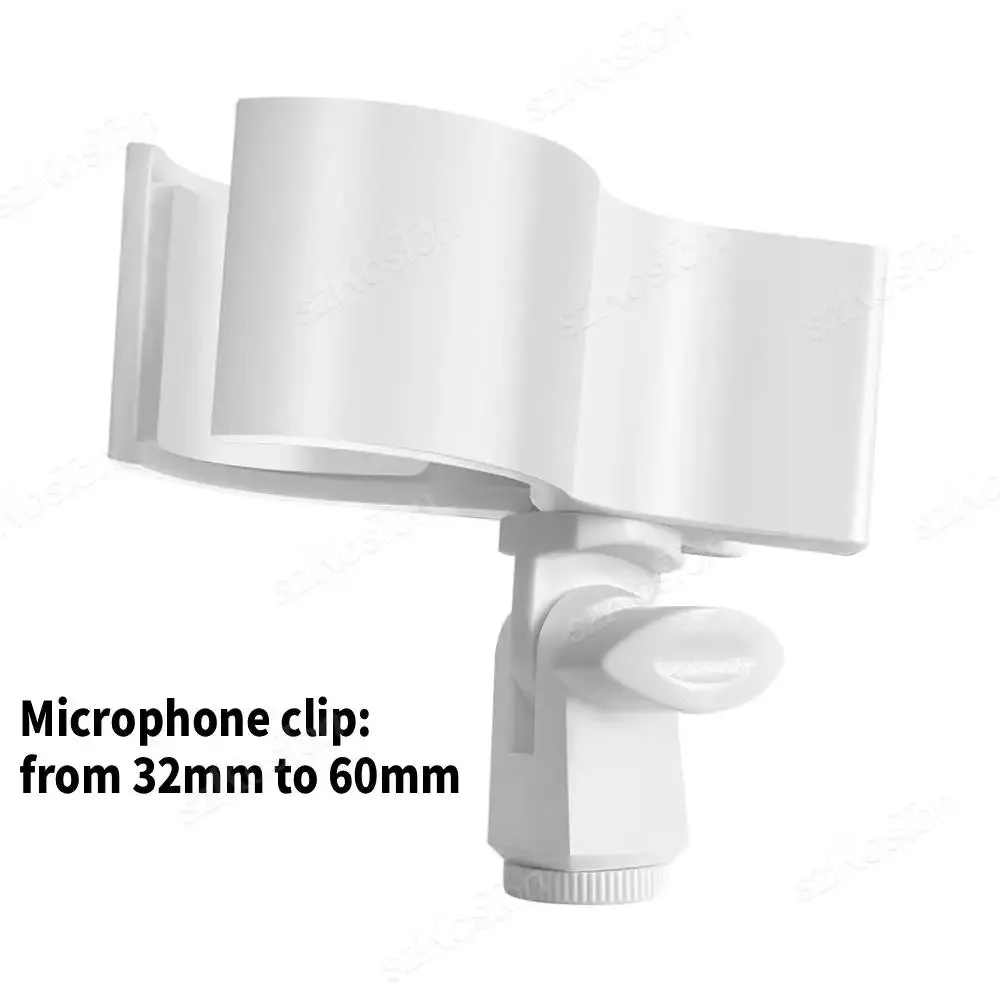 Support de microphone réglable pour micros à condensateur à large diamètre slide 7