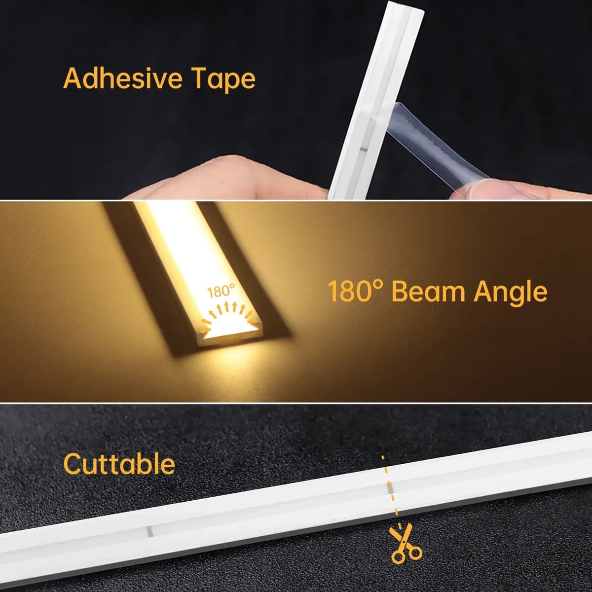 Ruban LED Néon COB WiFi Tuya Smart Life 24V en Silicone Premium, Compatible avec Alexa et Google Home - Image 2