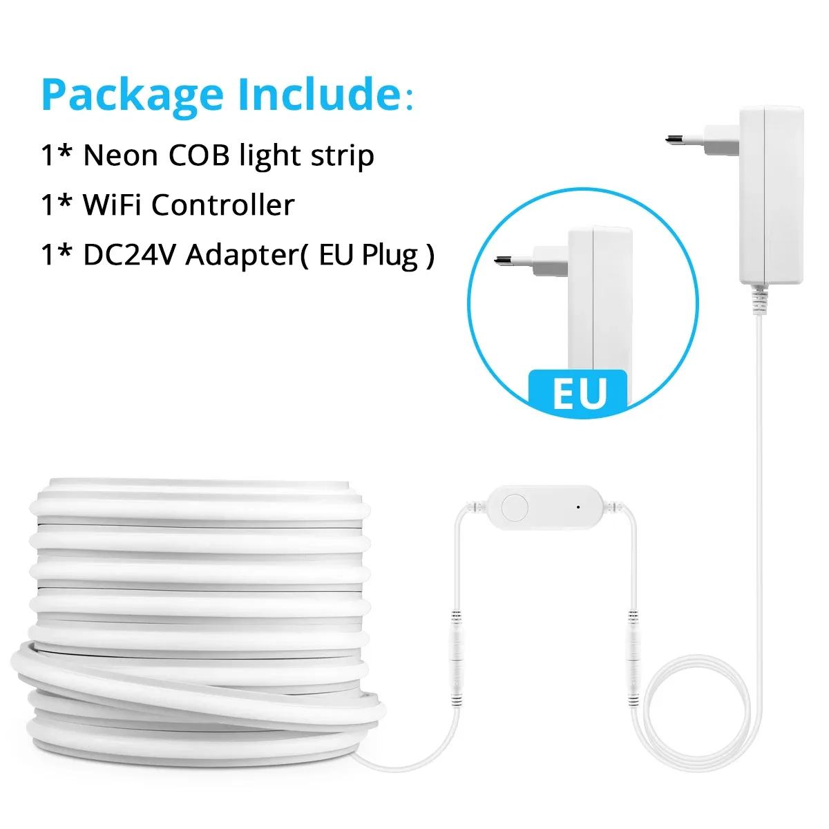 Ruban LED Néon COB WiFi Tuya Smart Life 24V en Silicone Premium, Compatible avec Alexa et Google Home slide 7