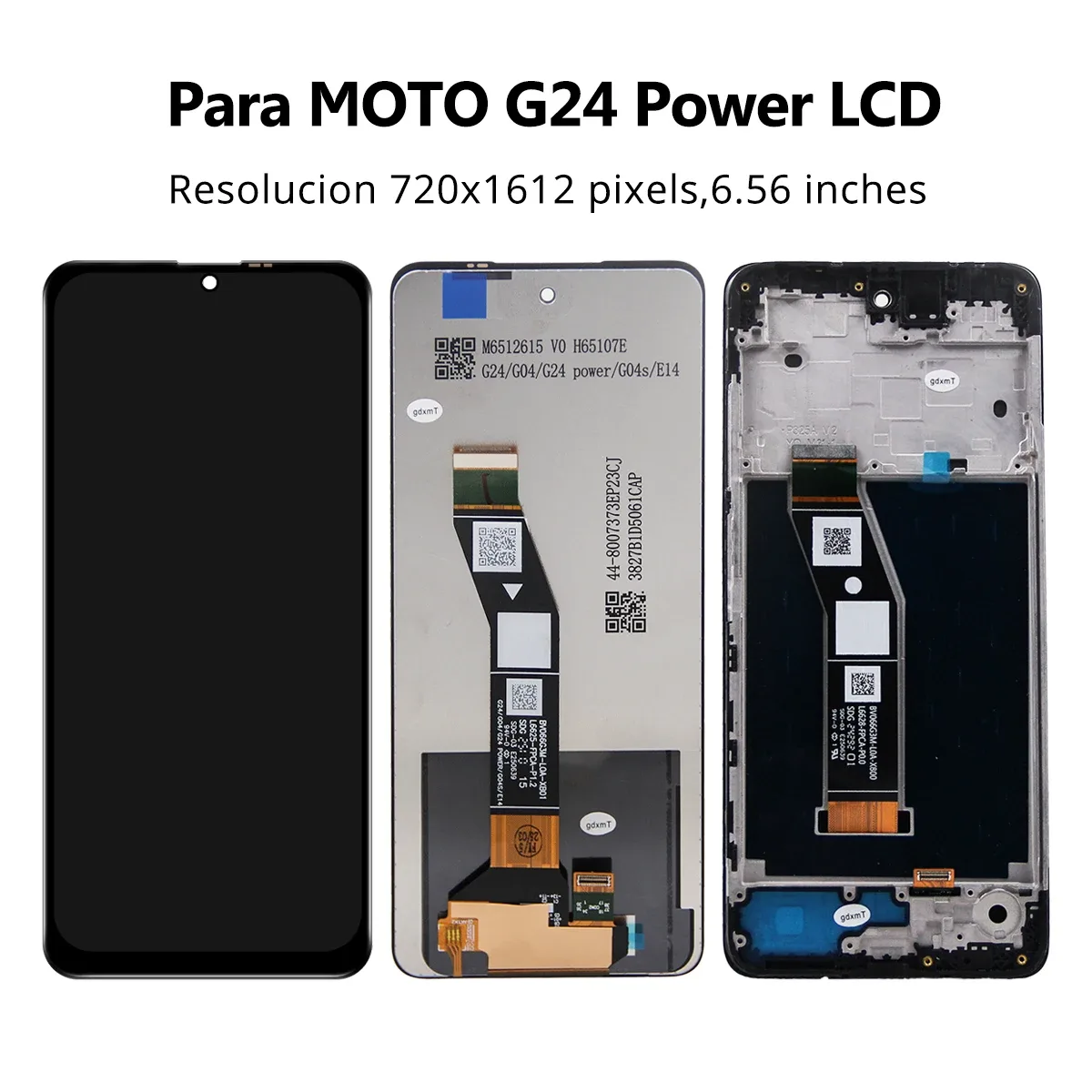 Écran LCD et Vitre Tactile avec Châssis pour Motorola Moto G24 Power (6,56") slide 5