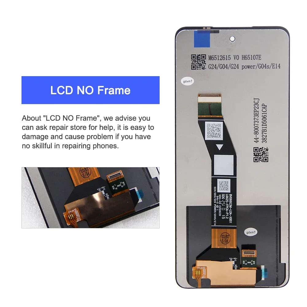 Écran LCD et Vitre Tactile avec Châssis pour Motorola Moto G24 Power (6,56") slide 4