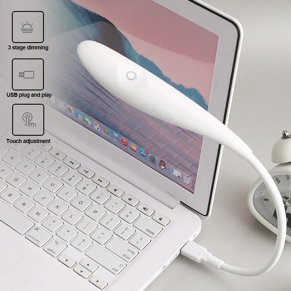 Lampe de lecture USB LED portable avec protection oculaire - Image 1