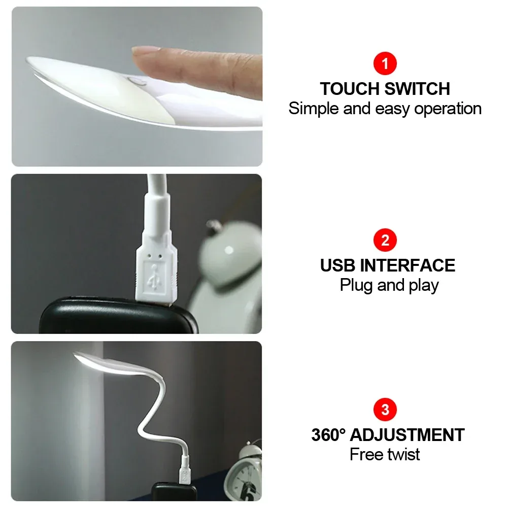 Lampe de lecture USB LED portable avec protection oculaire - Image 5