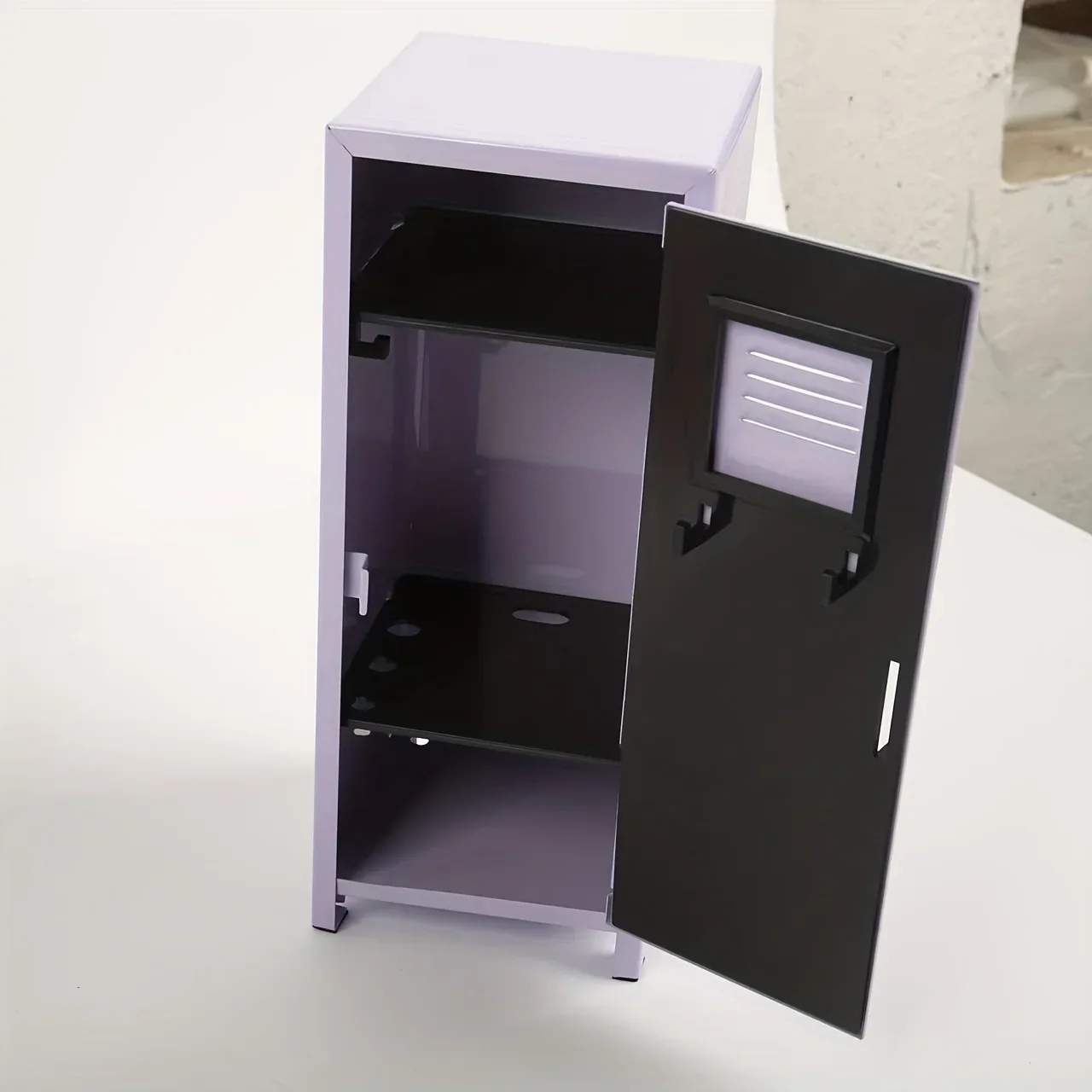 Mini casier de rangement en métal avec serrure à clé - Image 3