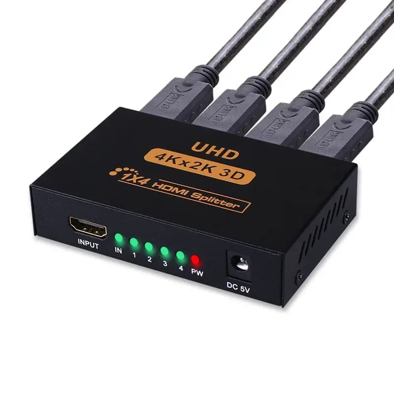 Répartiteur HDMI 1x4 4K - 1 Entrée 4 Sorties