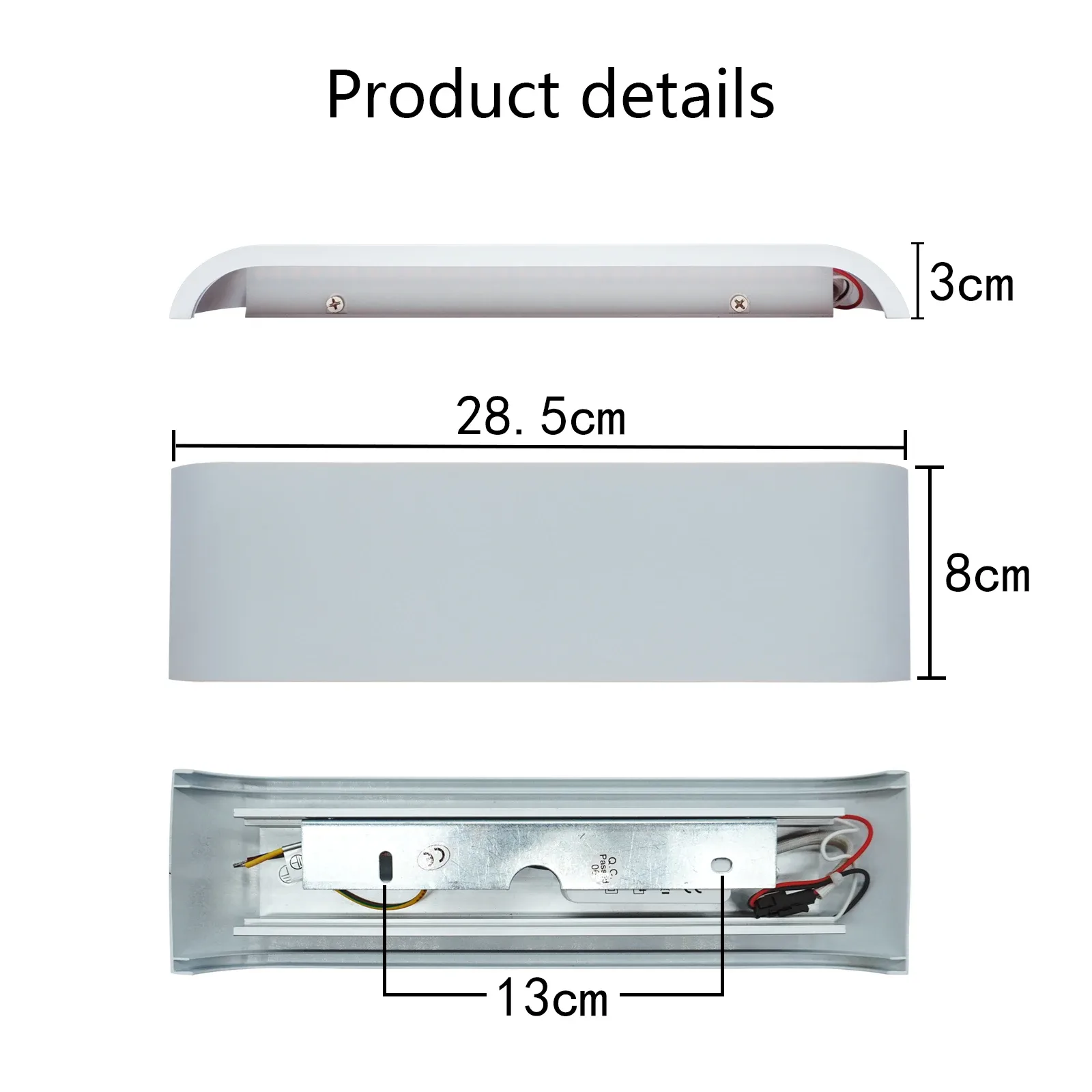Applique murale LED moderne 12W - Blanc chaud - Image 3