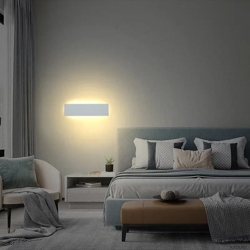 Applique murale LED moderne 12W - Blanc chaud - Image 4