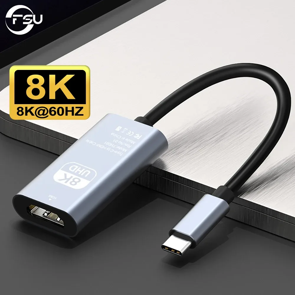 Adaptateur USB-C vers HDMI 8K/4K pour iPhone 16/15, MacBook et iPad - Image 1