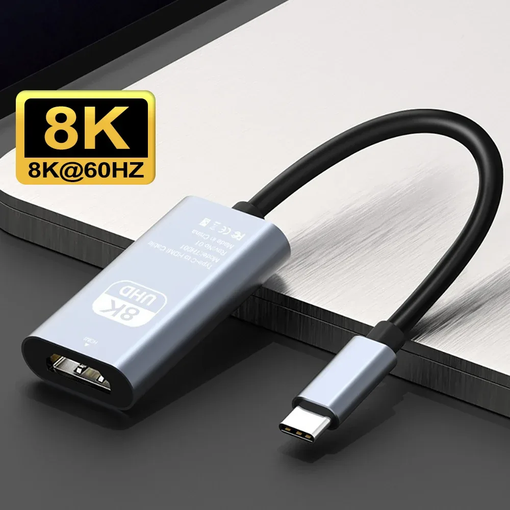 Adaptateur USB-C vers HDMI 8K/4K pour iPhone 16/15, MacBook et iPad slide 6