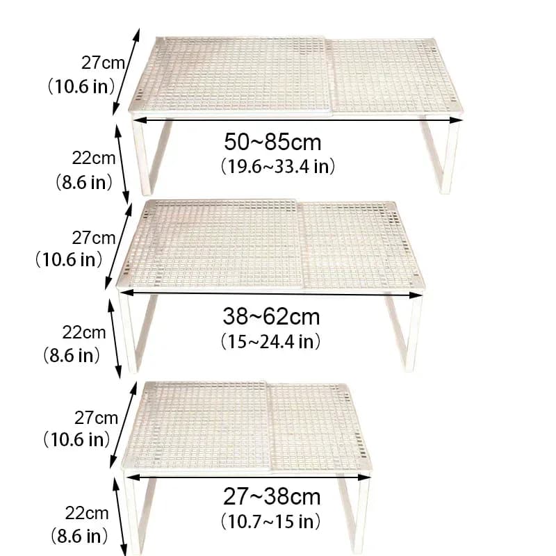 Étagère de rangement empilable et modulable pour garde-robe - Image 6