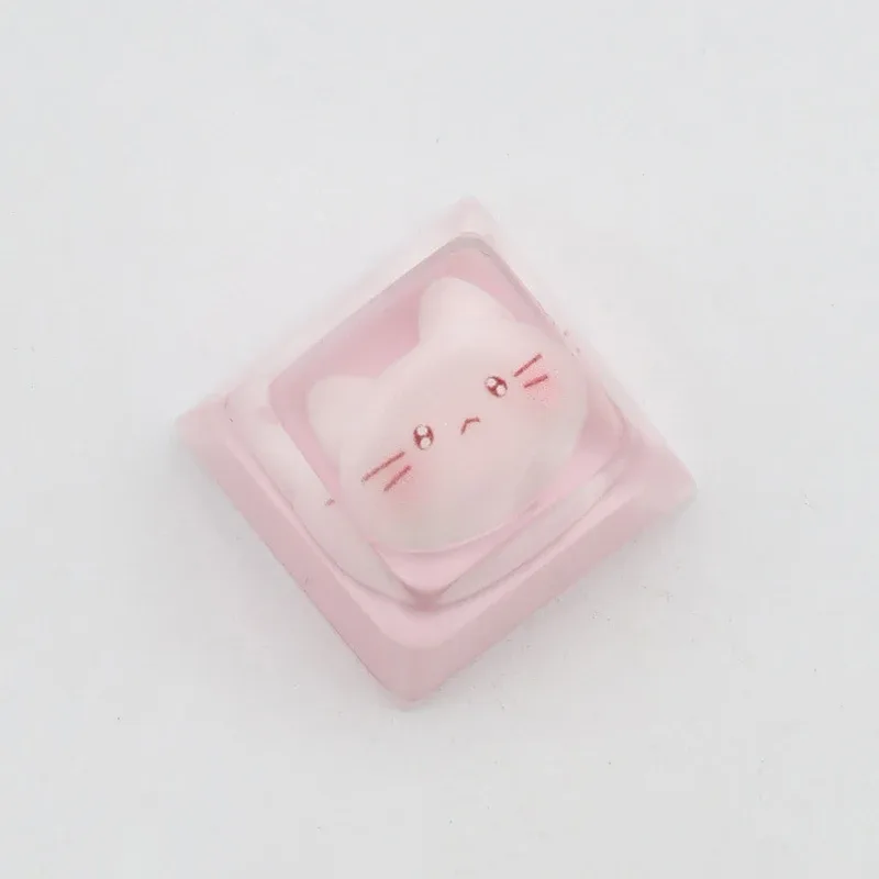 Keycap translucide motif chat pour clavier mécanique - Image 6