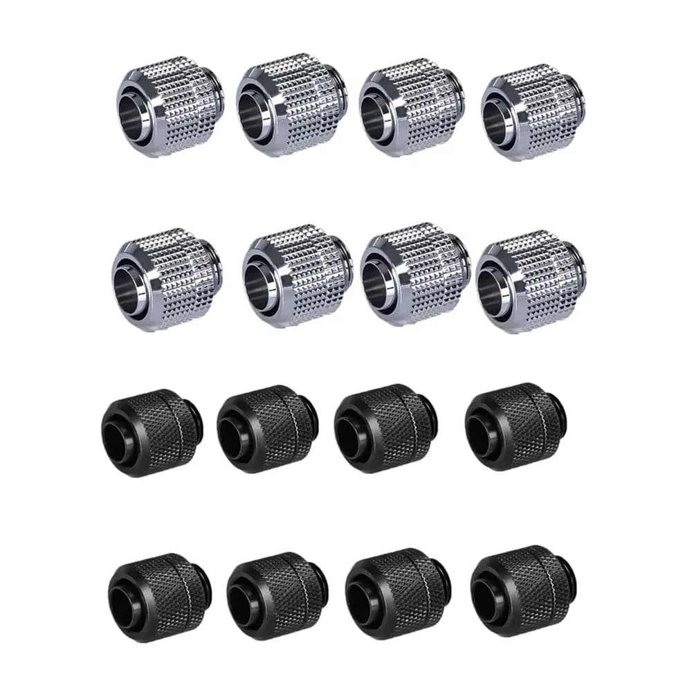 Lot de 4 raccords G1/4" pour tuyau souple (10x13mm ou 10x16mm)