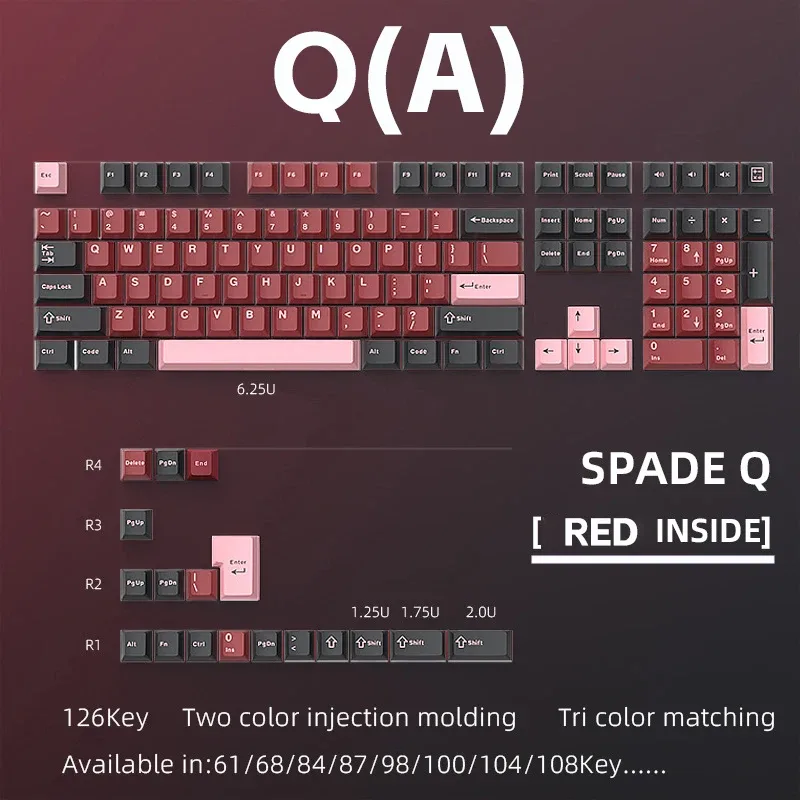 Set de 126 Touches pour Clavier Mécanique - Compatible Switch MX slide 11