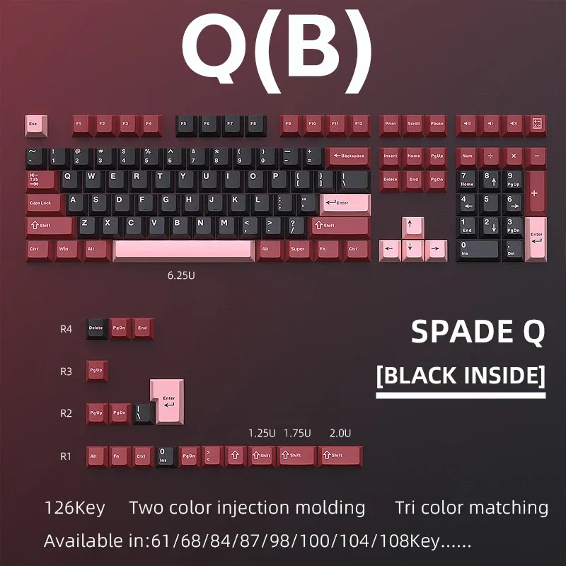 Set de 126 Touches pour Clavier Mécanique - Compatible Switch MX slide 8