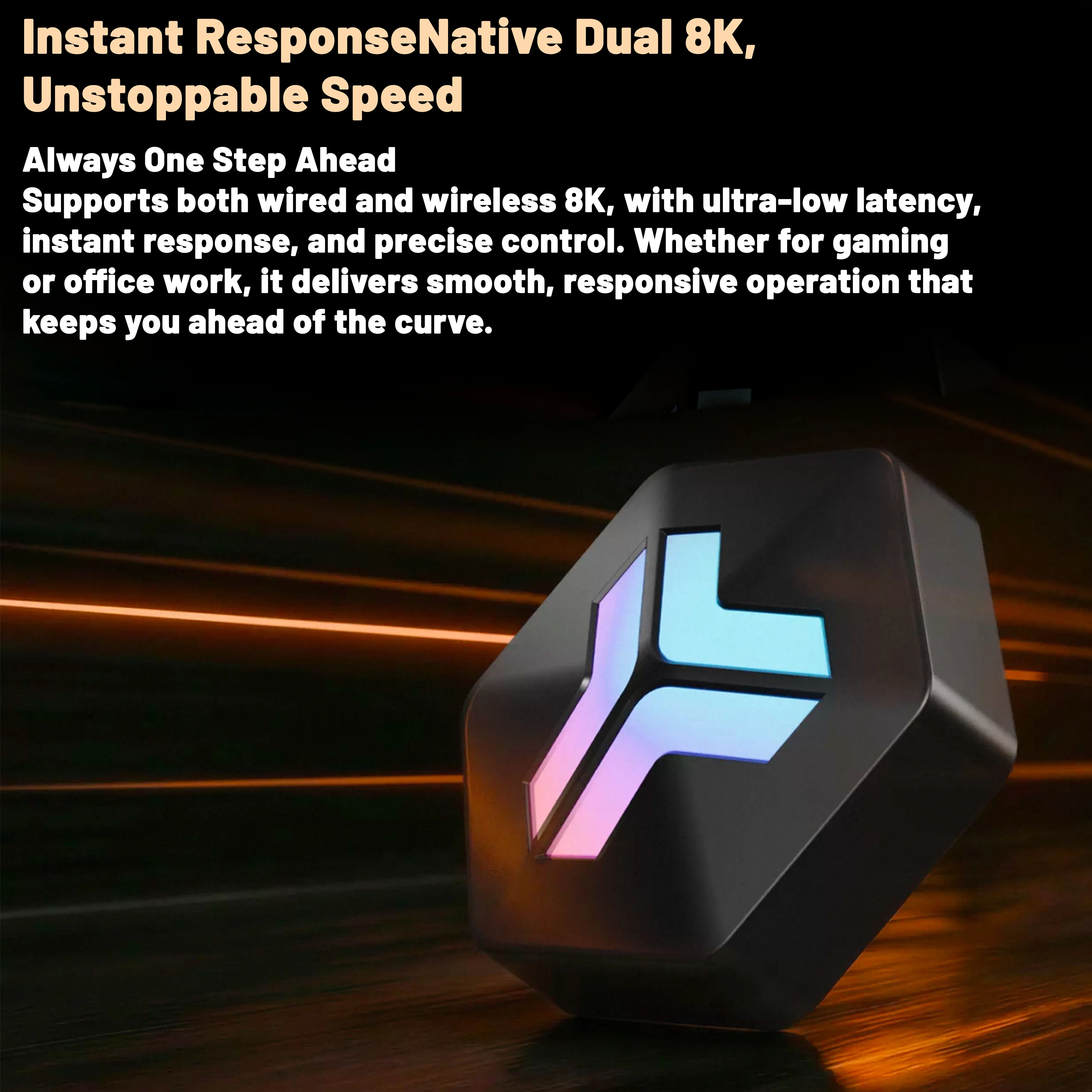 Souris de jeu sans fil EWEADN Z7 en fibre de carbone, capteur PAW3950, 8K, légère et ergonomique - Image 6