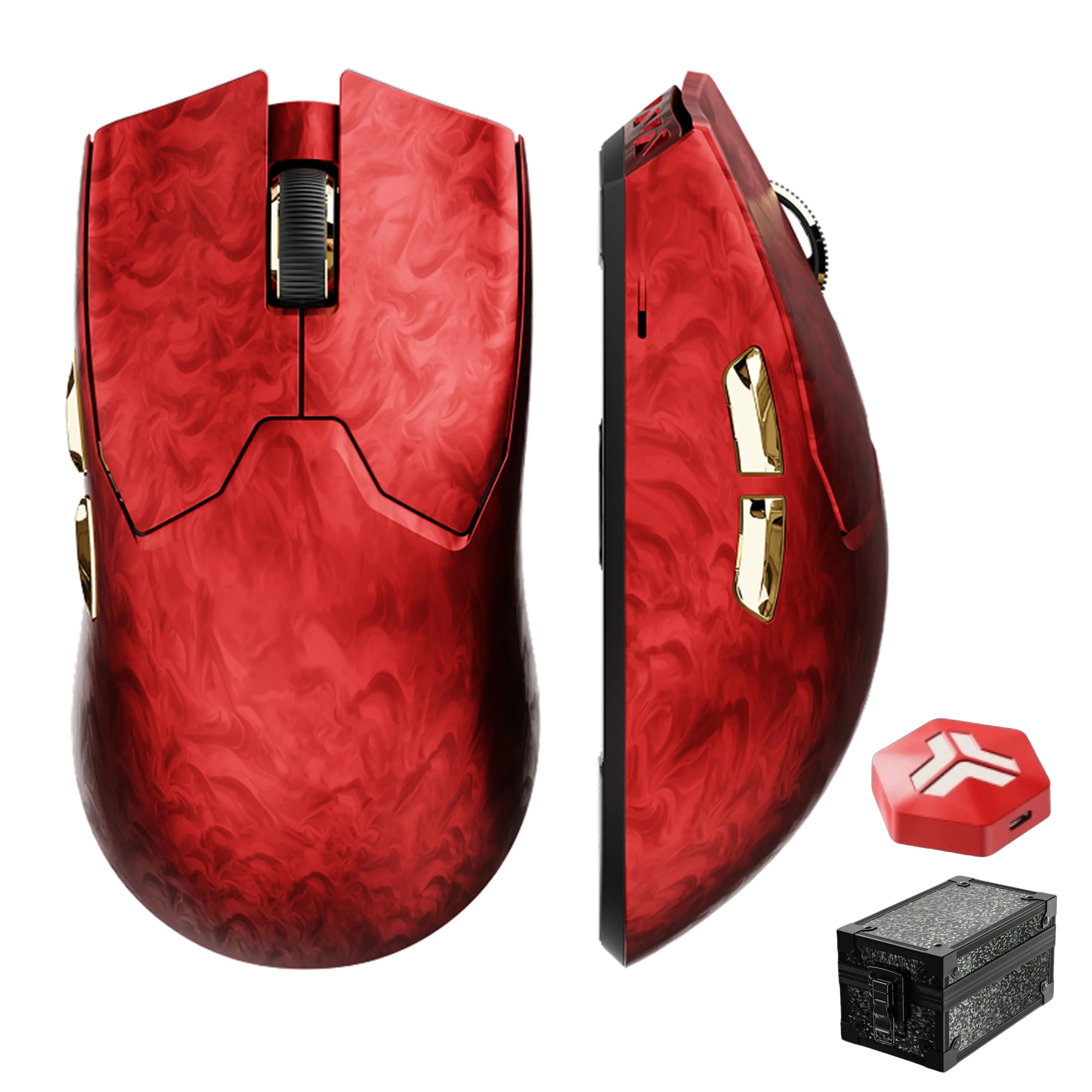 Souris de jeu sans fil EWEADN Z7 en fibre de carbone, capteur PAW3950, 8K, légère et ergonomique slide 10