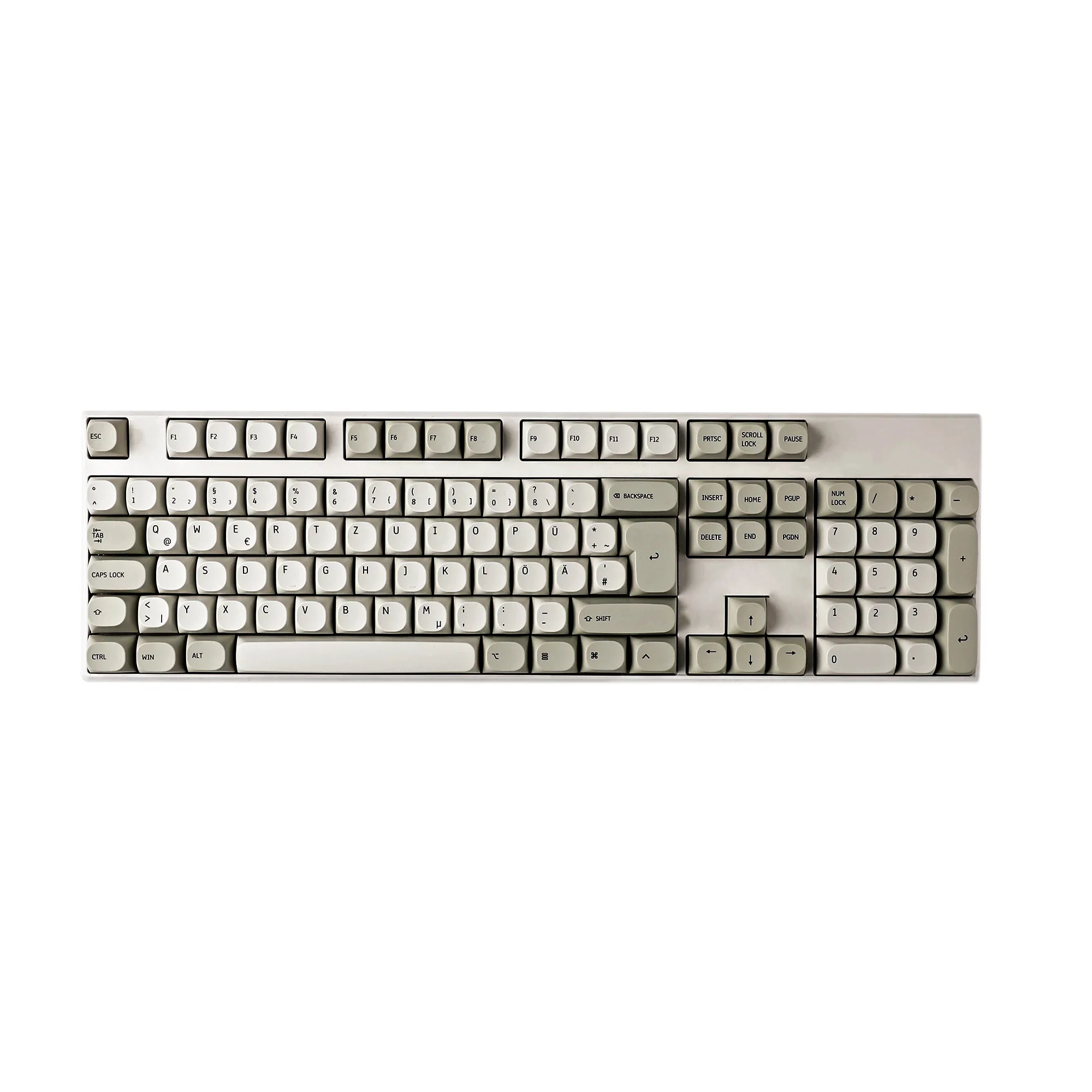 Set de 133 Keycaps PBT Profil MA Dye-Sub 9009 - AZERTY/QWERTZ Style Mac - Image 6