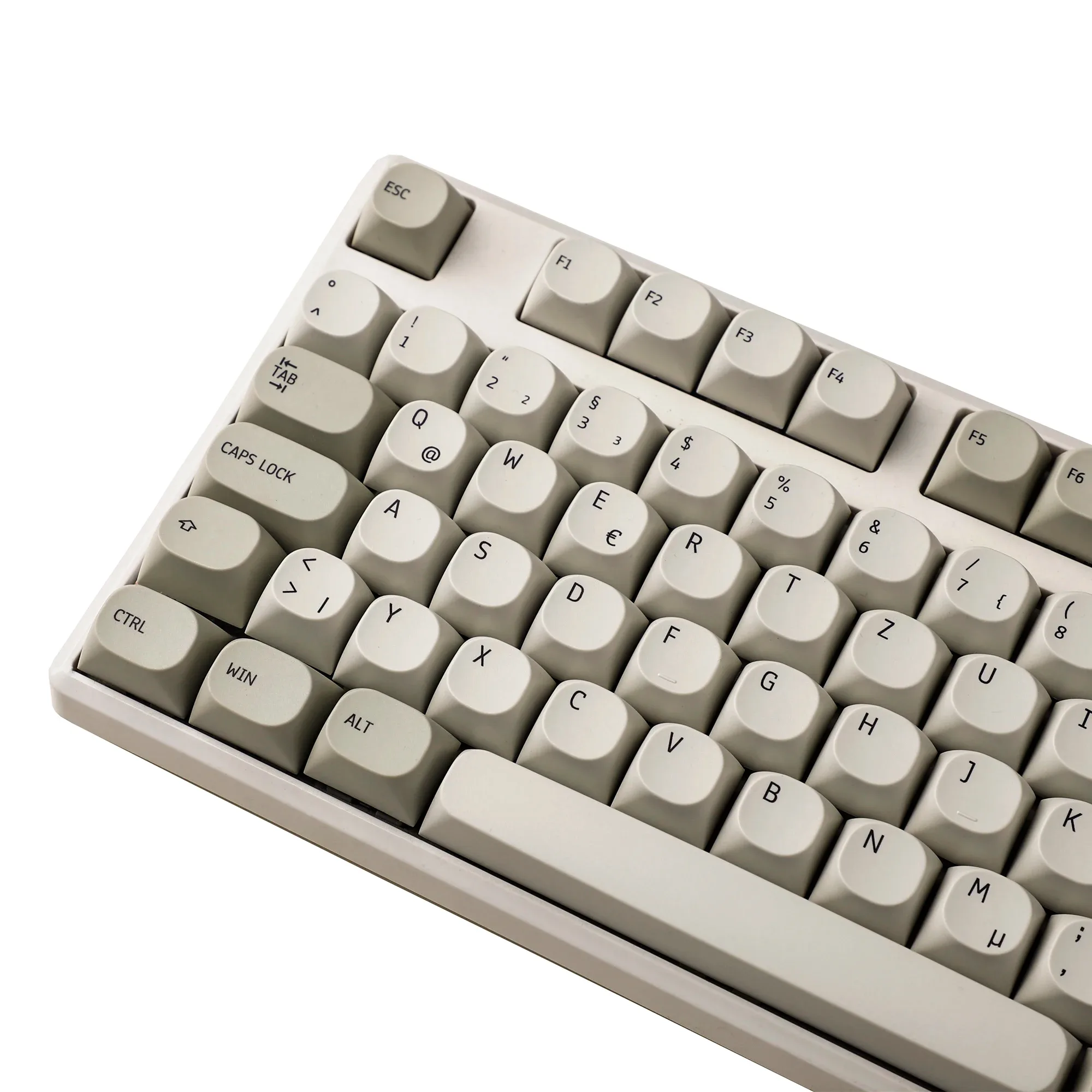 Set de 133 Keycaps PBT Profil MA Dye-Sub 9009 - AZERTY/QWERTZ Style Mac - Image 4