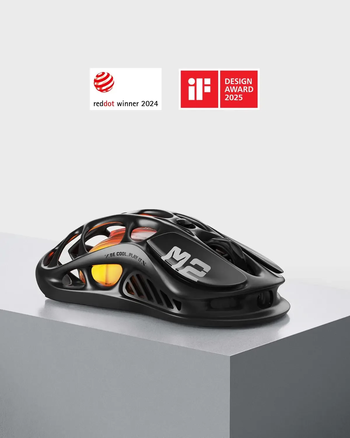GravaStar Mercury M2 - Souris de jeu sans fil, Capteur PAW3395 26 000 DPI, Design évidé 79g, 5 boutons programmables - Image 2