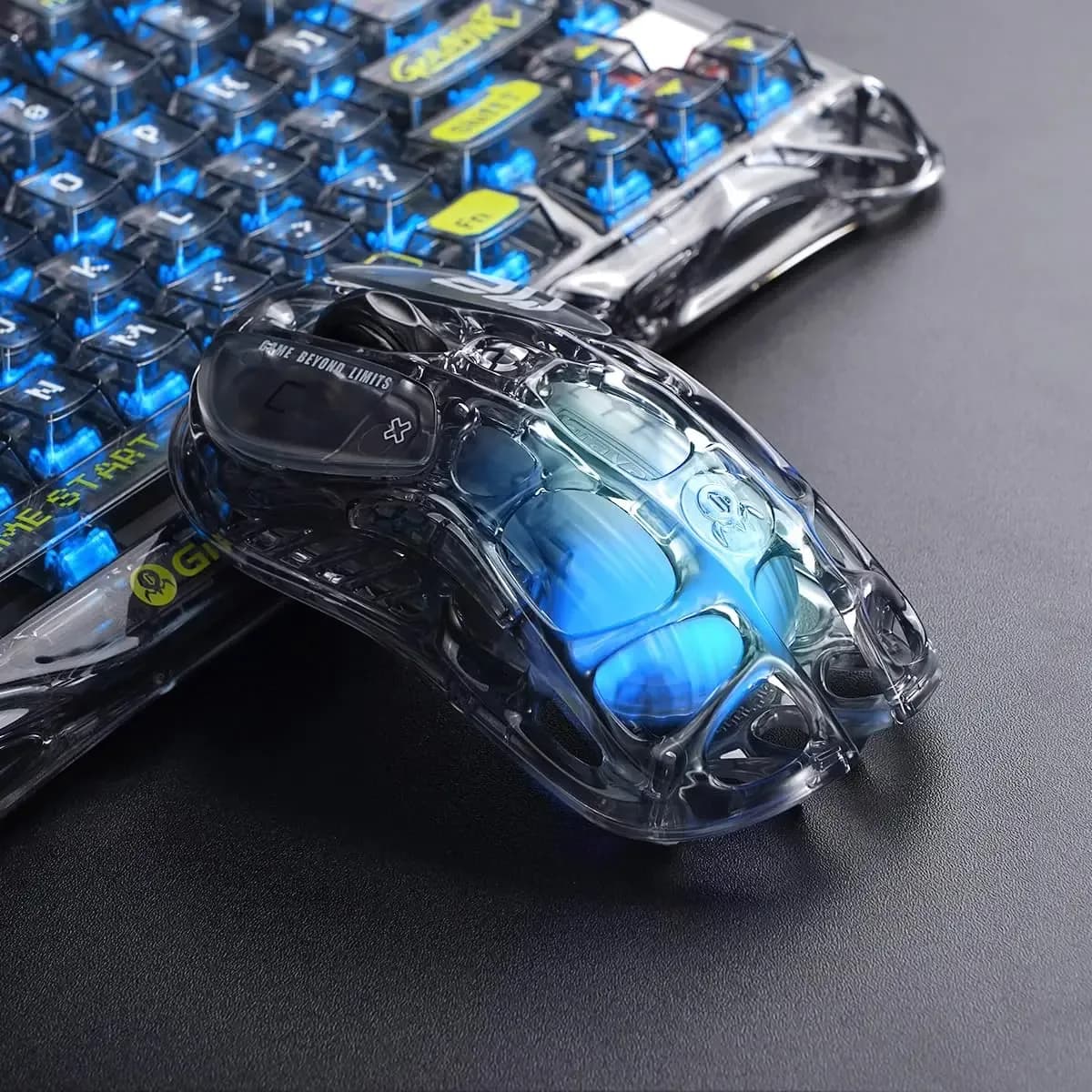 GravaStar Mercury M2 - Souris de jeu sans fil, Capteur PAW3395 26 000 DPI, Design évidé 79g, 5 boutons programmables slide 8