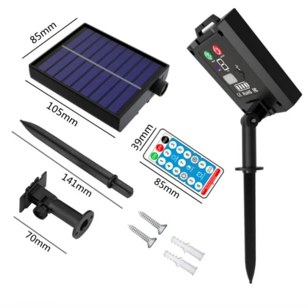 Ruban LED Solaire SMD2835 avec Télécommande - 5V, 60 LED/m, IP65 Étanche - Image 4