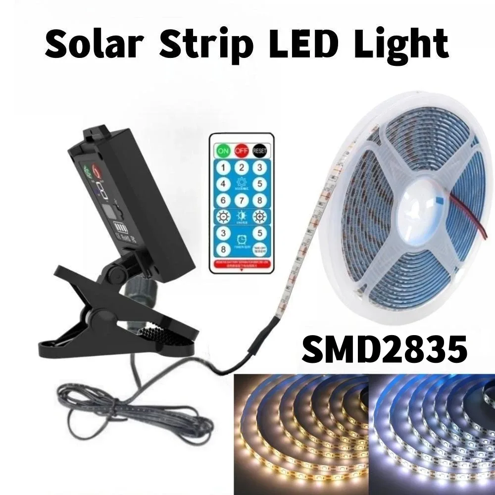 Ruban LED Solaire SMD2835 avec Télécommande - 5V, 60 LED/m, IP65 Étanche slide 8