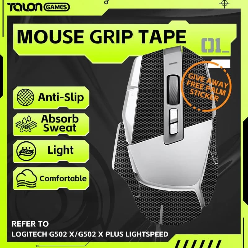 TALONGAMES - Bandes antidérapantes pour Logitech G502 et G502 X PLUS slide 4