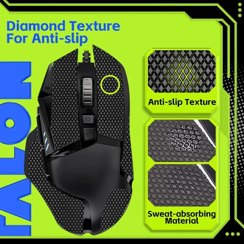 TALONGAMES - Bandes antidérapantes pour Logitech G502 et G502 X PLUS slide 2