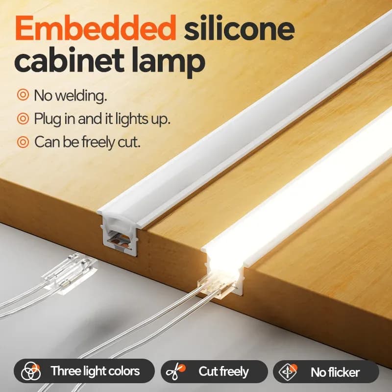 Ruban LED Néon 24V Flexible avec Connecteur Dupont - Sécable - 3 Couleurs au Choix - Image 1