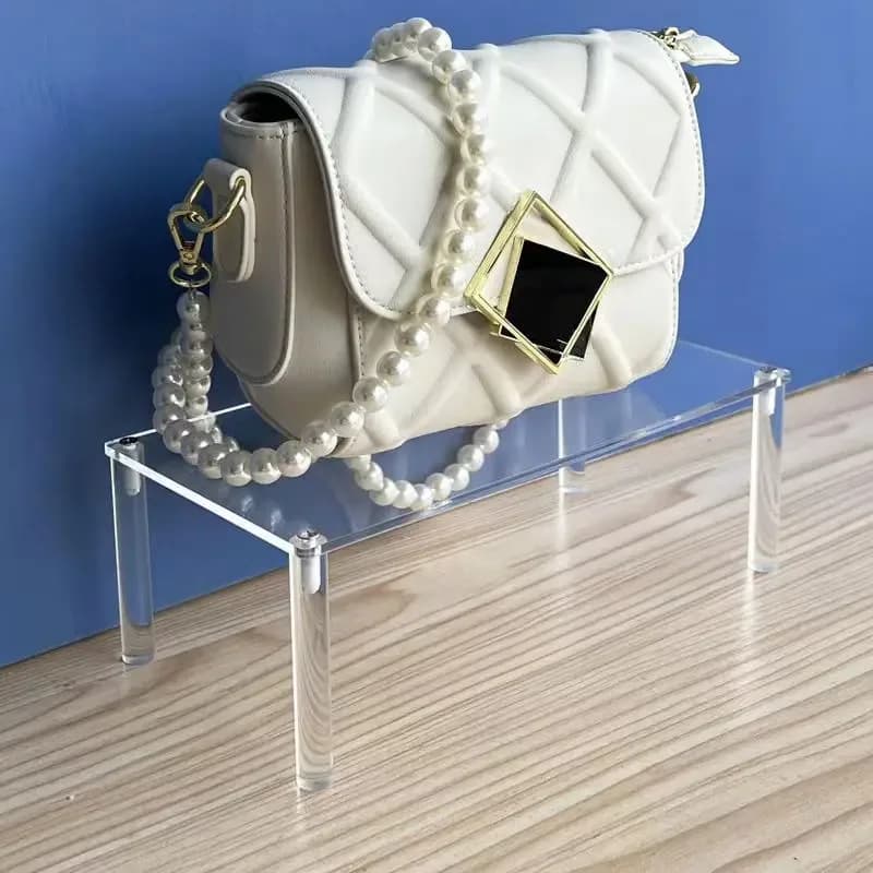 Présentoir empilable en acrylique transparent pour cosmétiques, jouets et sacs à main - Image 3
