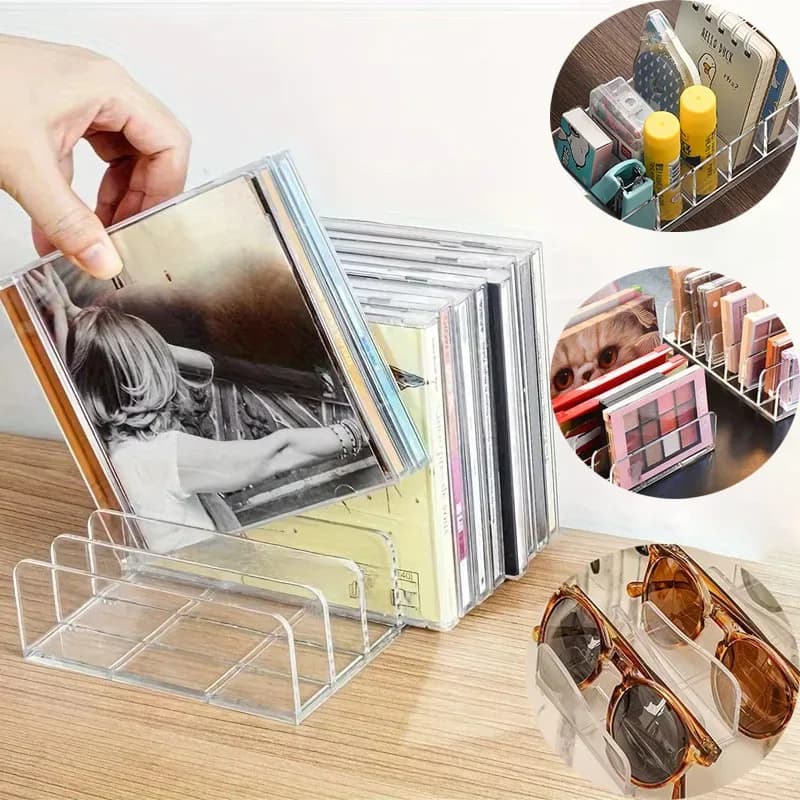 Organisateur de rangement polyvalent pour bureau, maquillage et accessoires - Image 1
