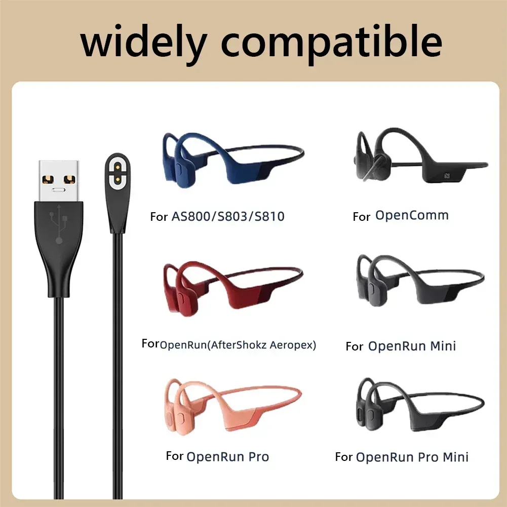 Câble de charge magnétique USB pour Shokz OpenRun Air et Aftershokz Aeropex AS800 / S803 / S810 - Image 6