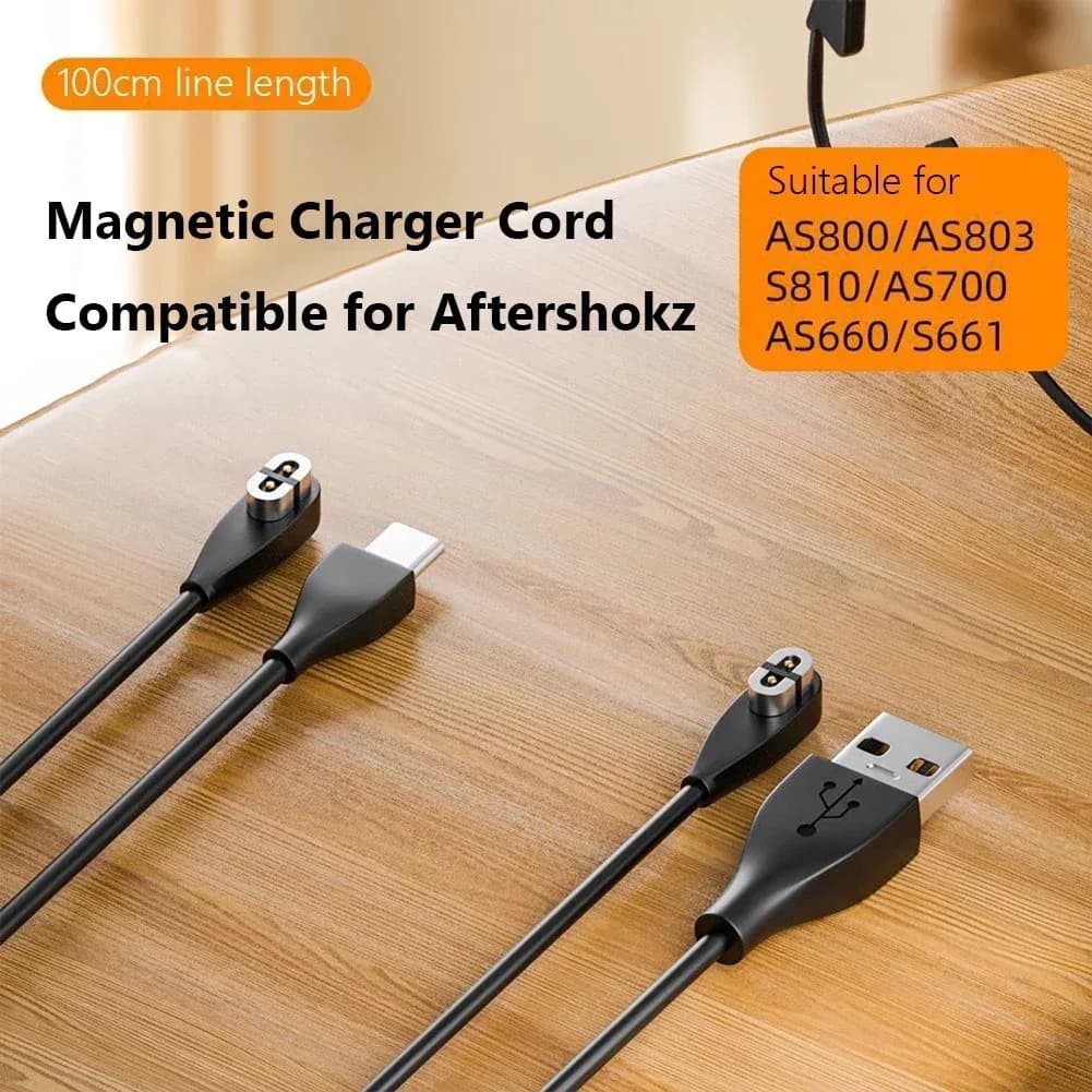 Câble de charge magnétique USB pour Shokz OpenRun Air et Aftershokz Aeropex AS800 / S803 / S810 - Image 2