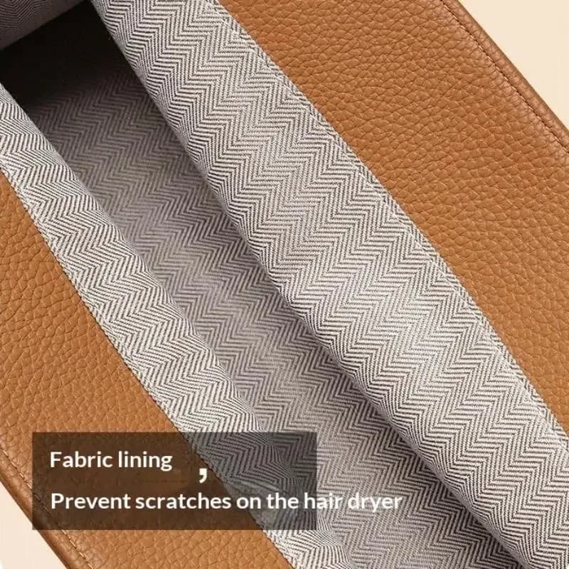 Pochette de rangement en cuir PU pour sèche-cheveux avec fermeture magnétique slide 5