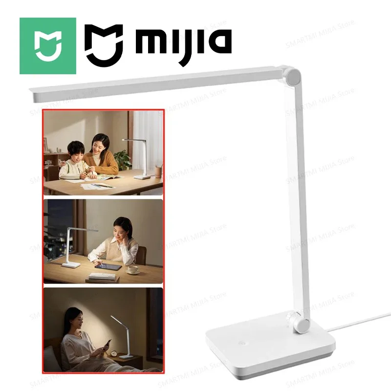 Lampe de bureau Xiaomi Mijia 2 Lite – Ra90, Protection oculaire, Bras articulé 3 axes - Image 1