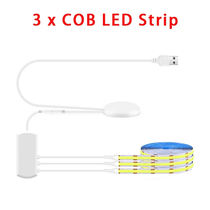 Kit Ruban LED COB USB 5V avec Variateur Tactile Invisible pour Cuisine et Placard slide 10