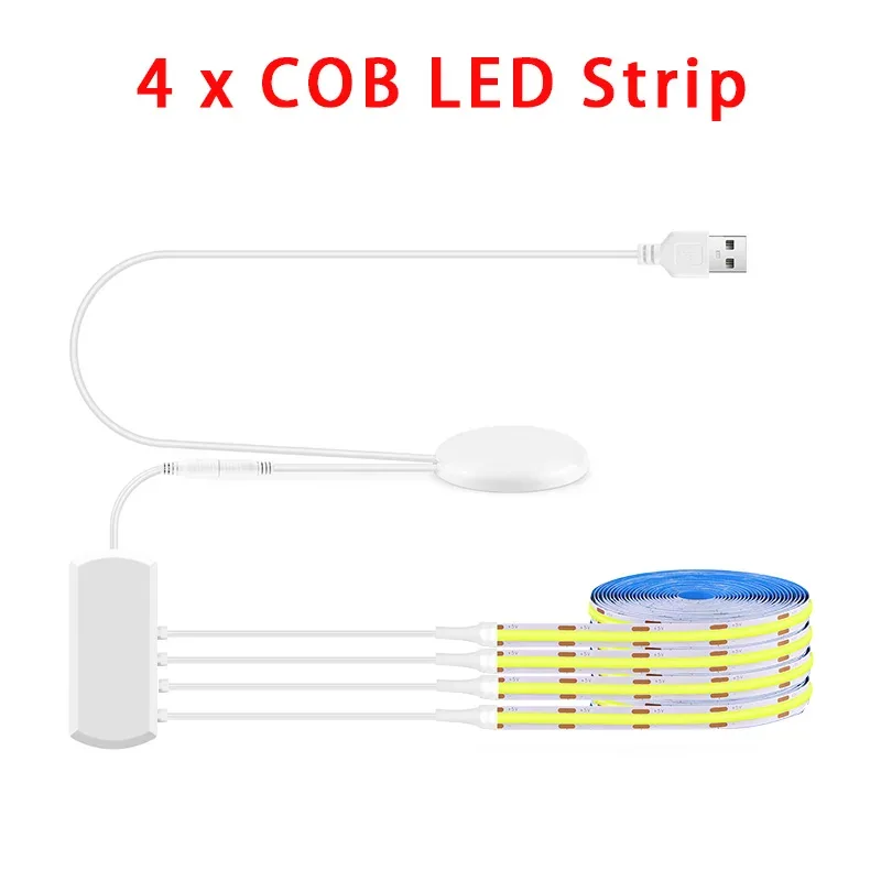 Kit Ruban LED COB USB 5V avec Variateur Tactile Invisible pour Cuisine et Placard slide 12
