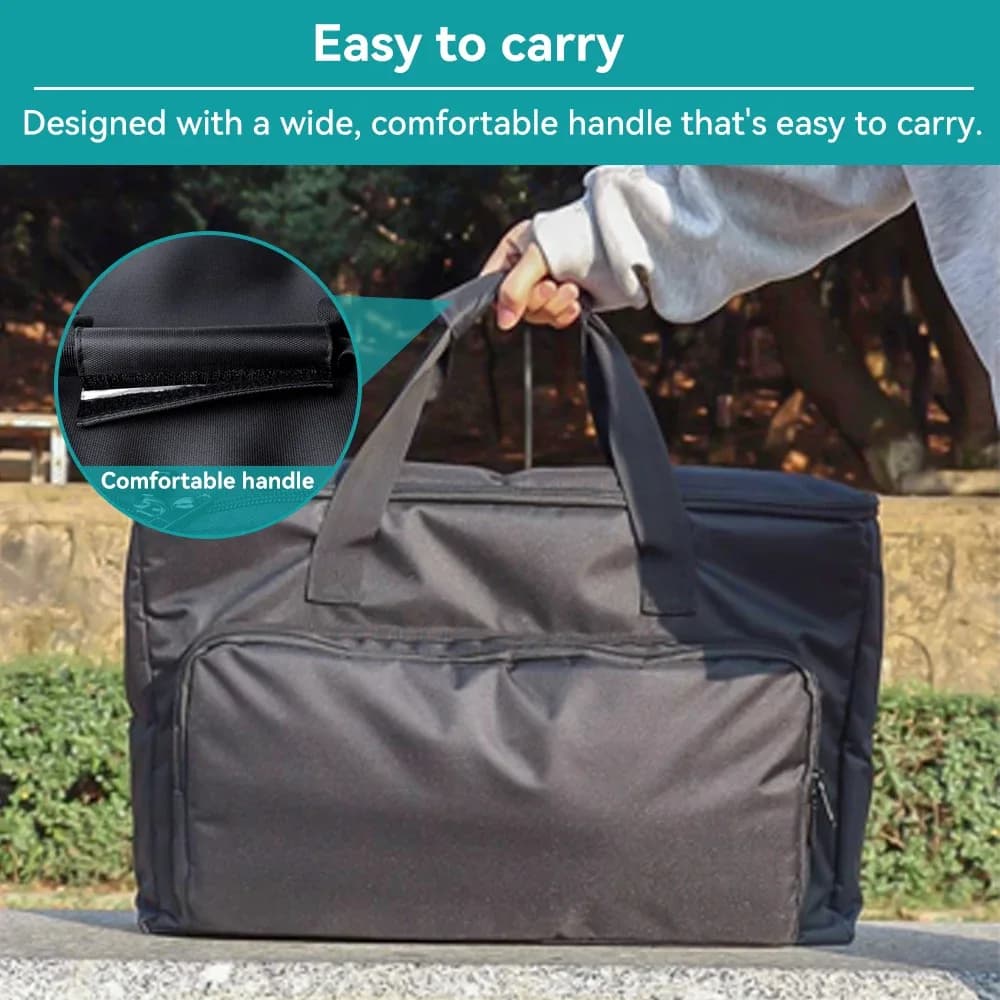 Sac de transport rembourré pour moniteur PC 24-32 pouces, imperméable et antichoc - Image 5