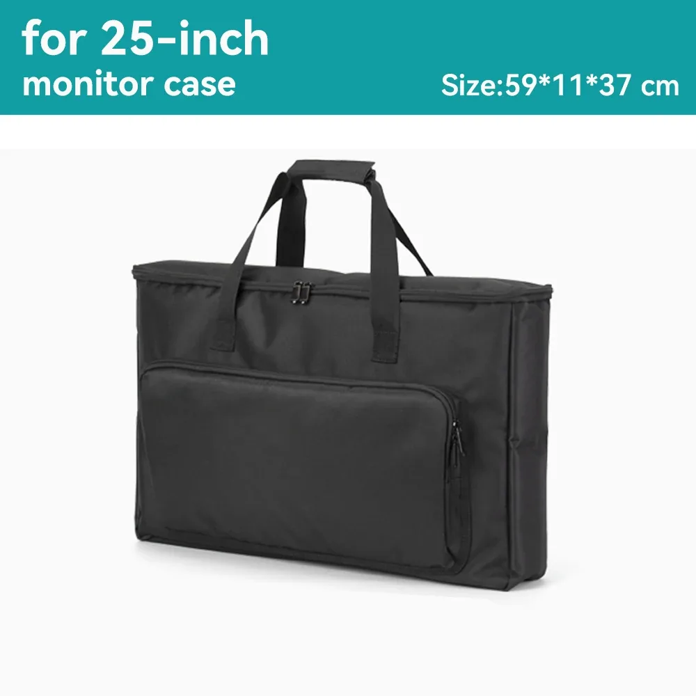Sac de transport rembourré pour moniteur PC 24-32 pouces, imperméable et antichoc slide 8