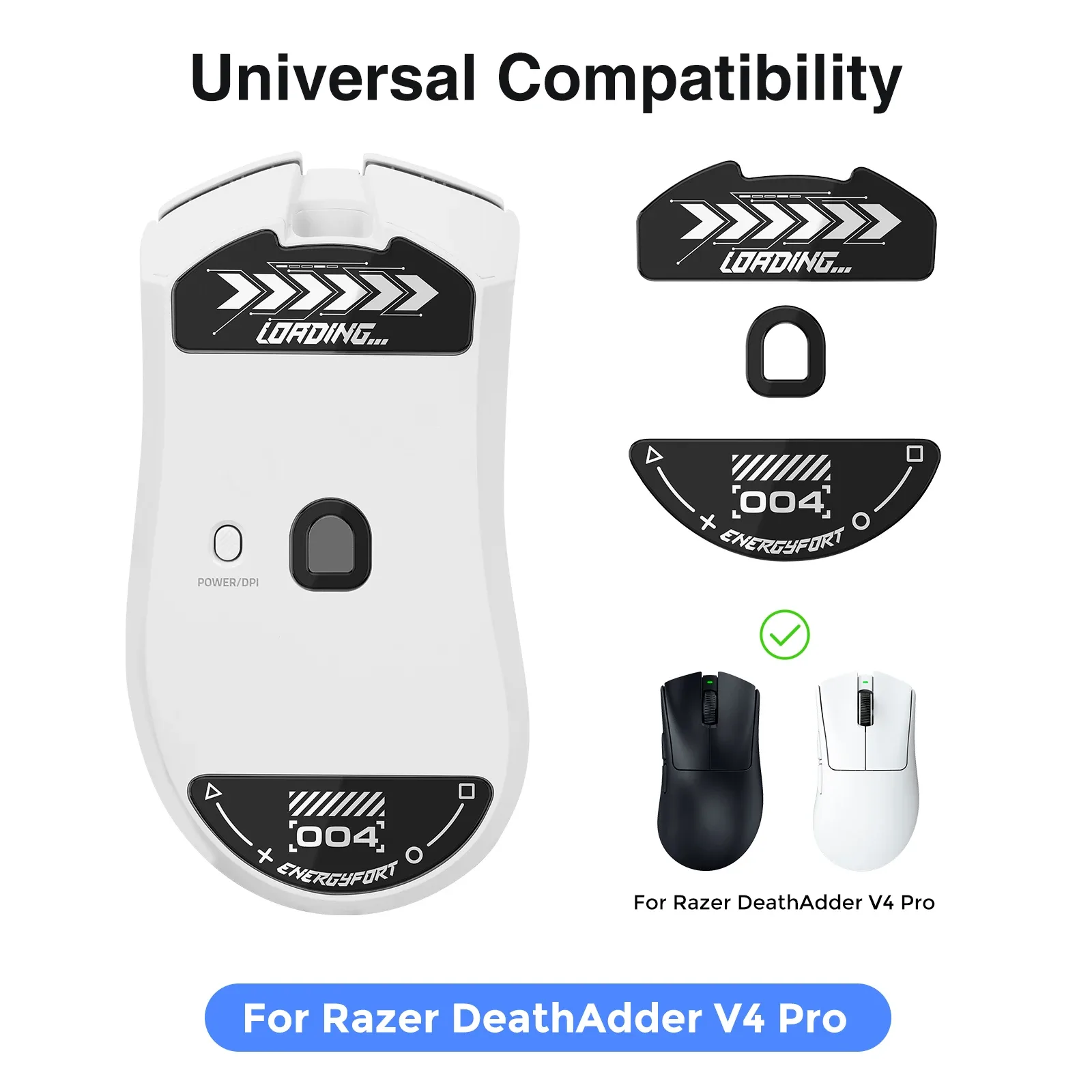 Patins de souris en verre Superglide pour Razer DeathAdder V4 Pro - Bords arrondis polis ultra-lisses - Image 2